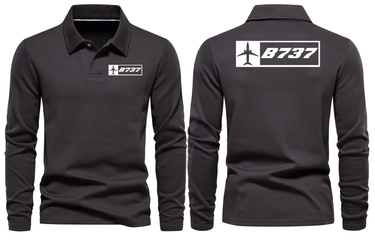 BOEING 737 LONG SLEEVE POLO